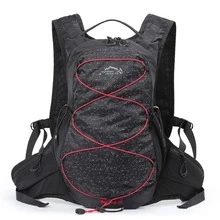 1pc Drawstring Detail Running Bag - Black - View 1