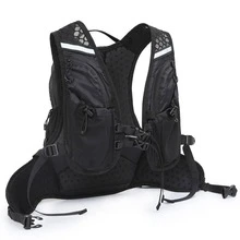 1pc Drawstring Detail Running Bag - Black - View 4