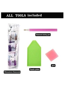 1 Set Hund Muster, DIY Diamant Malerei mit ohne süß PMMA DIY Diamant Malerei mit für Zuhause Wand Dekor mit