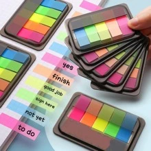 1入組半透明寵物織帶帶黑色盒,拉出式風格黏標籤