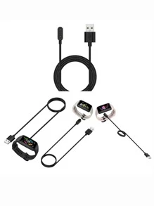 Cable Cargador Para Huaweii Watch Fit 2/3 Huaweii Band 9/8/7/6 Huaweii Band 6 - Negro - Ver 4
