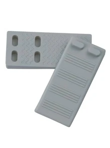 1入組TPR門擋，簡單灰色門擋支架， - 灰色 - 查看 3