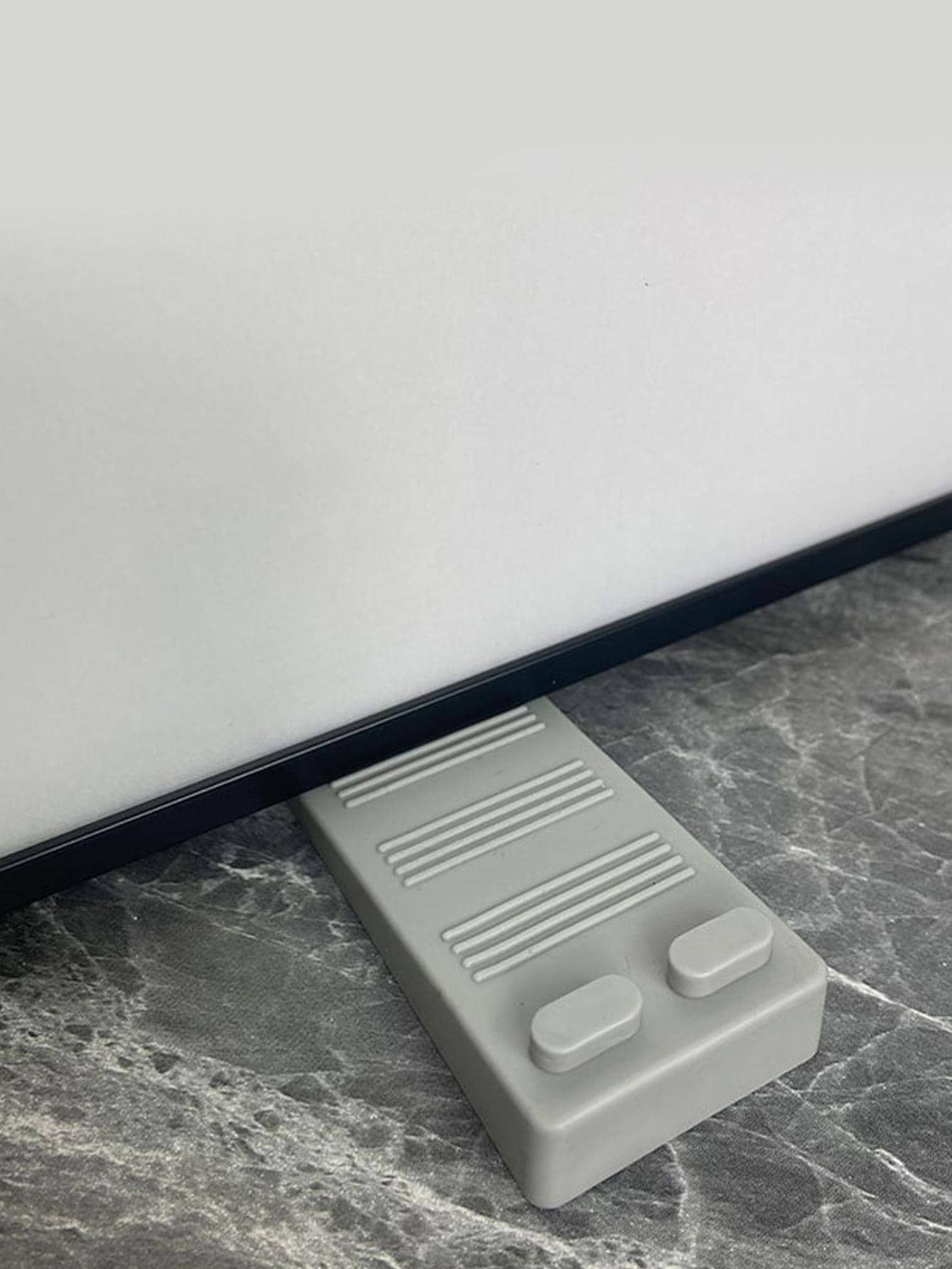 1入組TPR門擋，簡單灰色門擋支架， - 灰色 - 查看 1