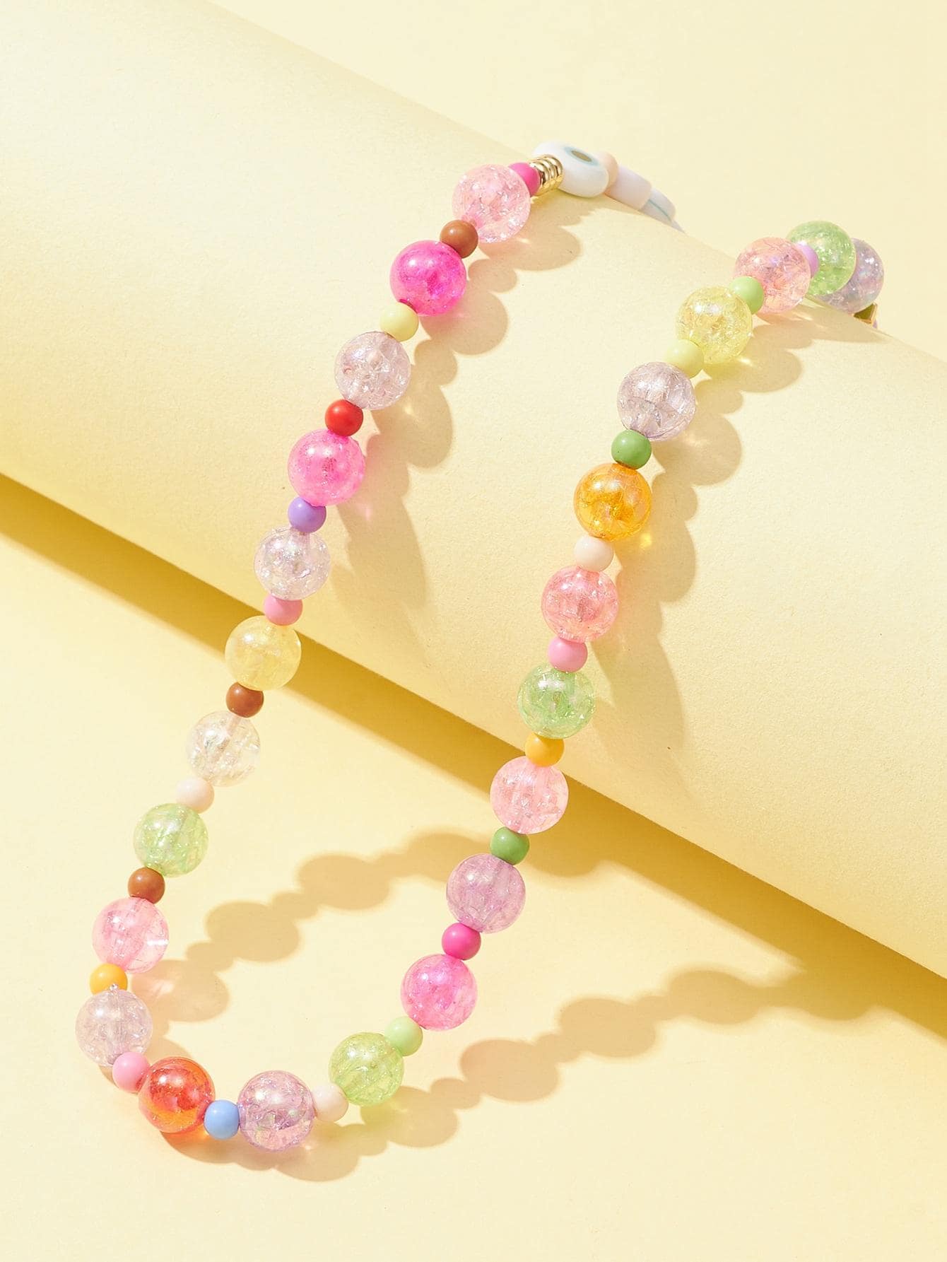 สายคล้องโทรศัพท์ อะคริลิค ลูกปัด 1 ชิ้น - มัลติคัลเลอร์ - ดู 3