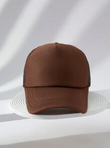 1 st Mannen Solide Ademende Casual Trucker Hoed Voor Dagelijks Leven