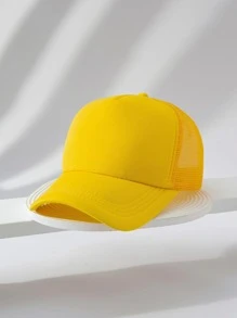 Mũ Trucker nam rắn - Màu vàng - Xem 1