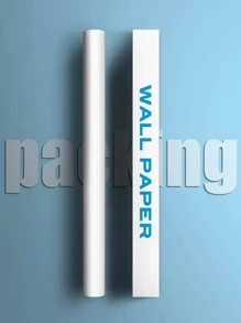 1 Cuộn Giấy Dán Tường Đồng Màu Dán Tường Tự Dính Màu Be Trang Trí Nhà - Màu be - Xem 6