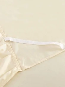 1 chiếc váy ren trang trí trên giường - Màu be - Xem 6