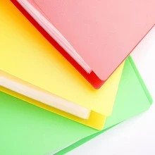 1入組字母圖形口袋文件夾，辦公室、學校簡單多功能文件夾 - 彩色 - 查看 4