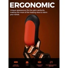 OCOOPA Rechargeable Hand Warmers, 10000mAh Power Bank with PD & QC 3.0 Heating time 15 Hrs Perfect for Outdoor Activities Brilliant Winter Gift - 橘色 - 查看 7