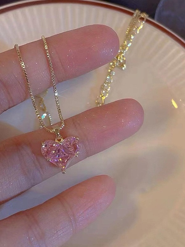 Heart Pendant Necklace SHEIN UK