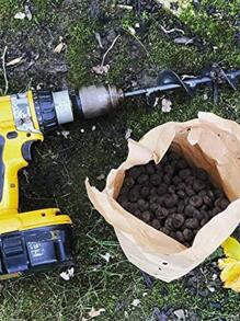 1入組鐵鑽頭簡約風花園鑽頭頭適用於花園 - 黑色 - 查看 5