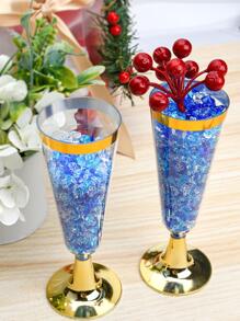 4000 piezas Confeti con diamante de imitación - Azul - Ver 4