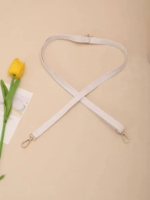 Lightweight Detachable PU Leather Strap, Fashion & Versatile Shoulder Bag Accessory - White - View 3