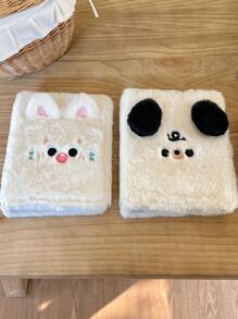 1pc Cartoon Design Photo Album, Cute Portable Photo Card Book For Student - Black and White - View 1