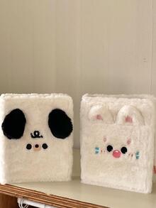 1pc Cartoon Design Photo Album, Cute Portable Photo Card Book For Student - Black and White - View 2