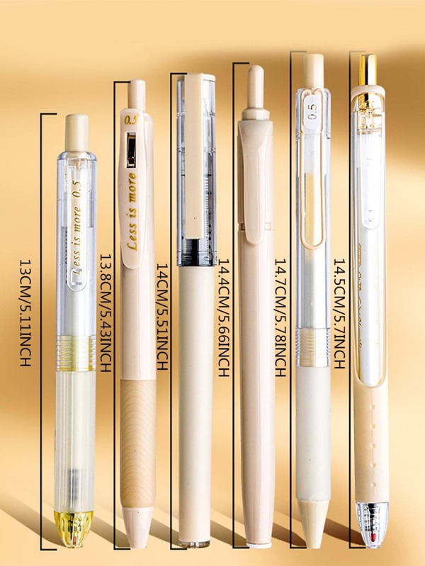Yueyan Premium Simple Ballpoint Pen Set Of 6 SHEIN USA