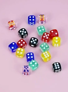 10入組骰子設計派對用品 - 彩色 - 查看 4