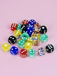 10入組骰子設計派對用品 - 彩色 - 查看 1