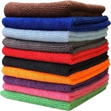 12 paños de microfibra franela de 30x30 cm para limpieza multiusos en cocina, baño, hogar y otros usos domésticos - Multicolor - Ver 2