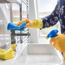 12 paños de microfibra franela de 30x30 cm para limpieza multiusos en cocina, baño, hogar y otros usos domésticos - Multicolor - Ver 3