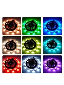 1set 10M ABS LED Strip Light, Modern Waterproof LED Light For Room Home Party Decoration - Multicolor - View 2