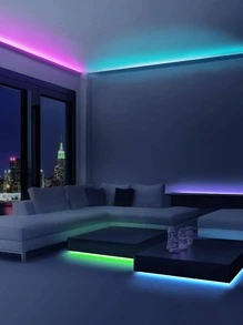 1set 10M ABS LED Strip Light, Modern Waterproof LED Light For Room Home Party Decoration - Multicolor - View 9