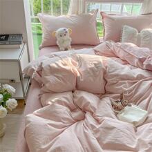 1 Họa Tiết Sọc Túi Đựng Chăn Màn Không Chất Độn, Tối Giản Chất Liệu Vải Chăn Ga Gối Túi Đựng Chăn Màn Cho Phòng Ngủ - Màu Hồng baby - Xem 5