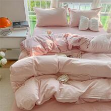 1 Họa Tiết Sọc Túi Đựng Chăn Màn Không Chất Độn, Tối Giản Chất Liệu Vải Chăn Ga Gối Túi Đựng Chăn Màn Cho Phòng Ngủ - Màu Hồng baby - Xem 2