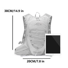 1pc Release Buckle Breathable Lightweight Running Bag - Grey - View 7