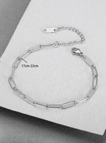 MONALLY Pulsera de cadena minimalista