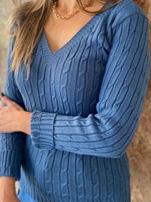 Women Sweaters - 水鴨藍 - 查看 2