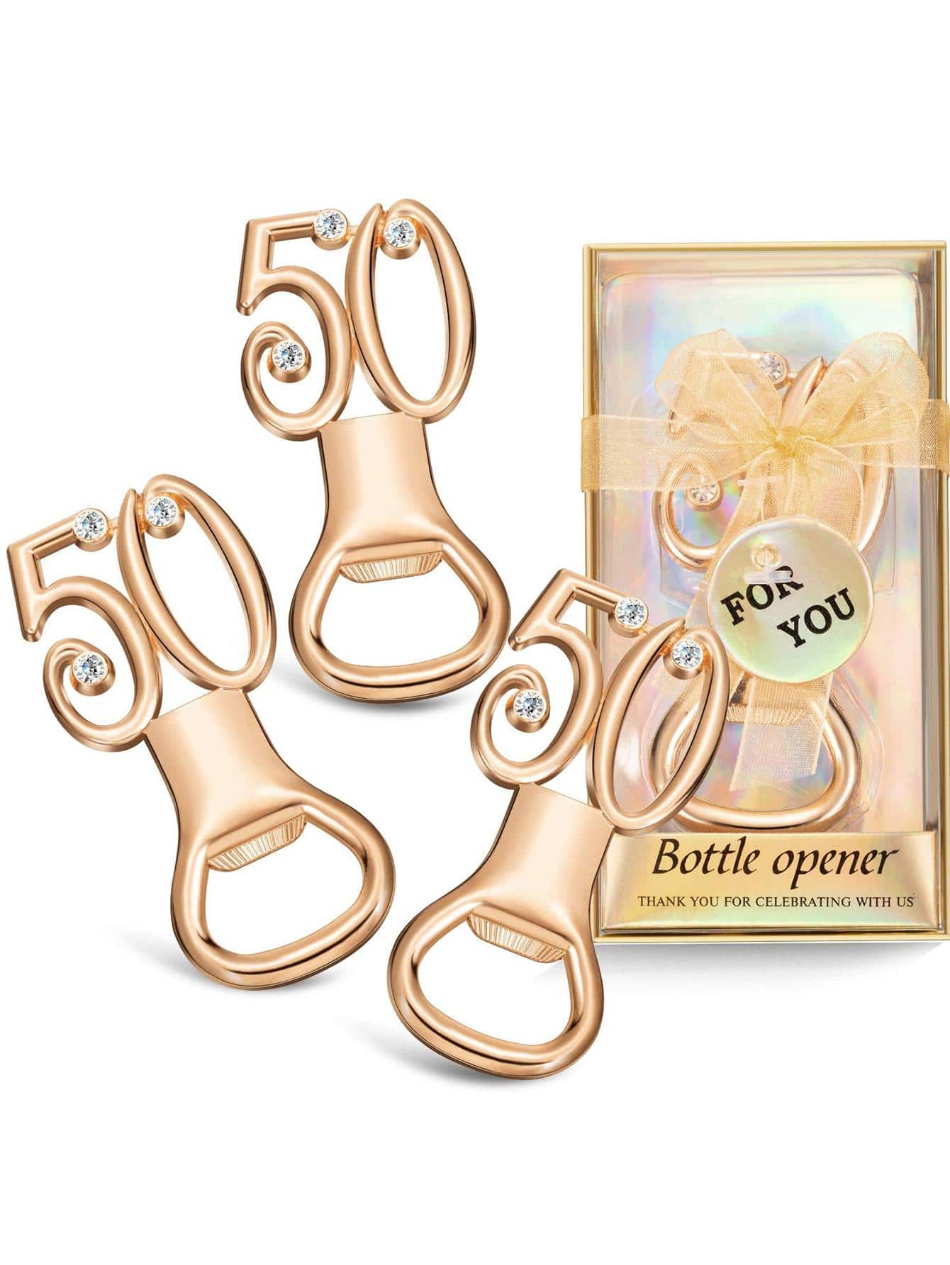 Dụng cụ mở chai thiết kế số 1 cái - Vàng - Xem 1