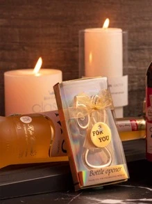 Dụng cụ mở chai thiết kế số 1 cái - Vàng - Xem 6