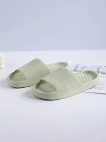 Women's Bathroom Slippers - Green - View 4