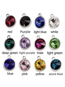 水鑽墜飾手鐲 - 誕生石 - 查看 2