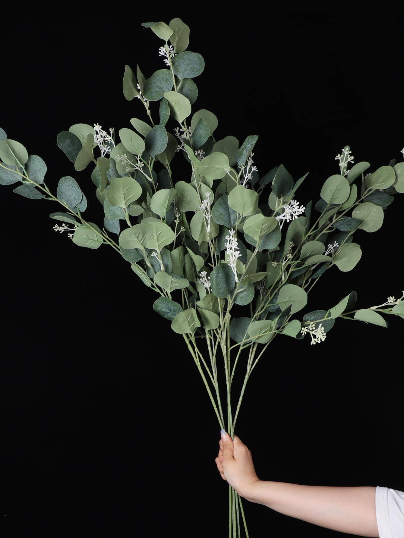 1 Pieza Árbol Del Dinero Trenzado Con Frutas - Verde - Ver 1