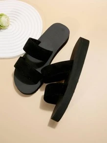 女士夏天戶外透氣舒適輕便海灘遠足野營涼鞋 - 黑色 - 查看 5