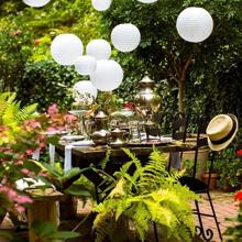 4pcs Decorative Paper Lantern - White - View 1