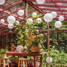 4pcs Decorative Paper Lantern - White - View 5