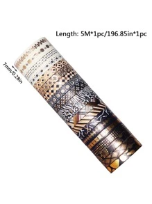 20 cuộn Băng keo Washi họa tiết hình học, Băng keo đa năng cho đồ thủ công DIY, Tài khoản cầm tay, Trang trí - Nhiều màu - Xem 6