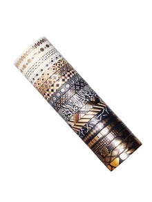 20 cuộn Băng keo Washi họa tiết hình học, Băng keo đa năng cho đồ thủ công DIY, Tài khoản cầm tay, Trang trí - Nhiều màu - Xem 4
