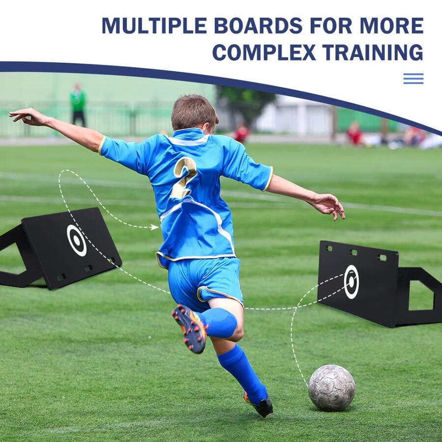Kokorona Soccer Rebounder Board Soccer Passing Wall With Foldable Dual