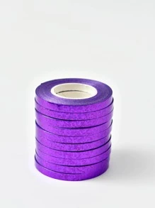 5 rollos Cinta de envolver láser globo - Morado - Ver 3