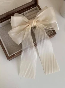 1 件女士超大蝴蝶结发夹，适合日常使用爪夹发夹发夹，学校用品，优雅，学院，女士冬季服装，蝴蝶结，可爱