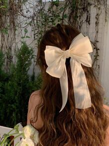 1 件女士超大蝴蝶结发夹，适合日常使用爪夹发夹发夹，学校用品，优雅，学院，女士冬季服装，蝴蝶结，可爱