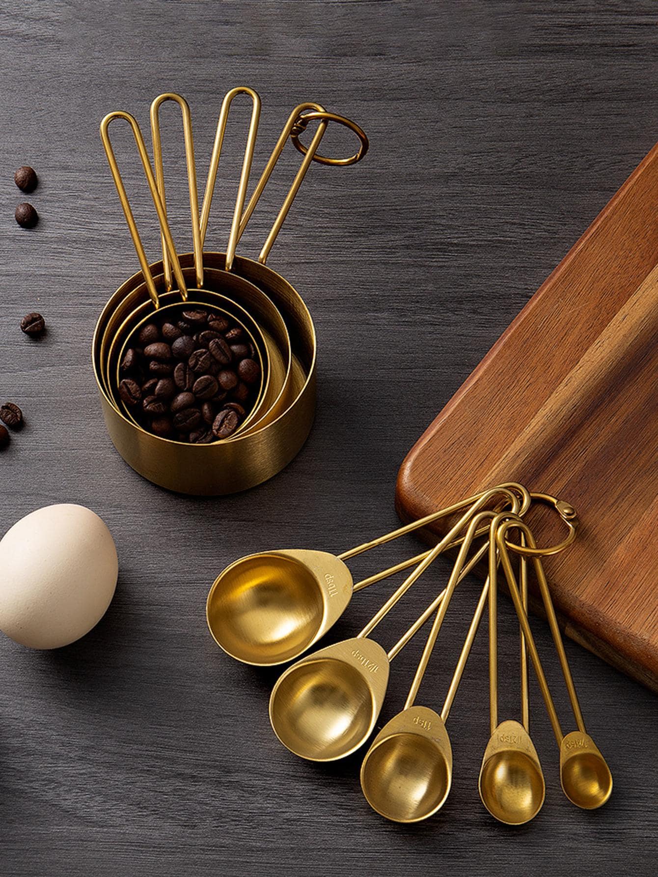 9pcs Stainless Steel Measuring Spoon