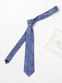 Corbata para hombres - Azul - Ver 3