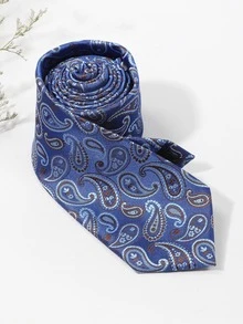Corbata para hombres - Azul - Ver 4