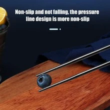 1set Stainless Steel Cutlery - Black - View 6